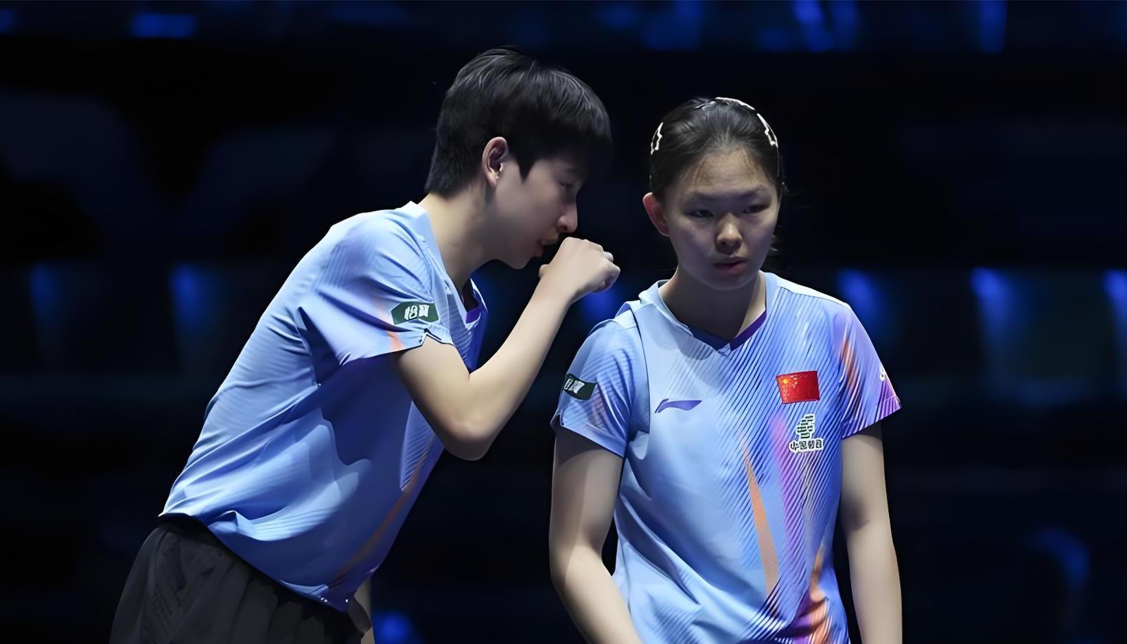 HAOBO SPORTS-冲击3冠！中国女乒16岁新星3-1夺冠闪耀：孙颖莎师妹进化